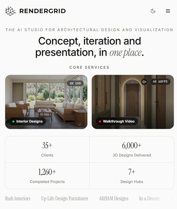 Rendergrid — Architectural design & visualization design preview